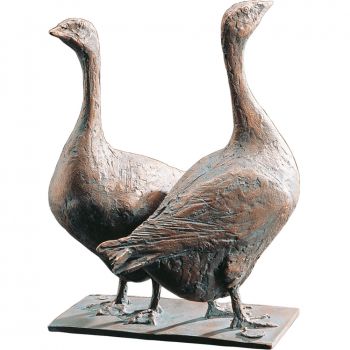 Gartenfigur »Zwei Gänse« Hans Nübold