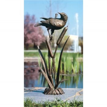 Gartenskulptur »Schreistar auf Schilf« Ernst Völkl