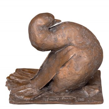 Gartenskulptur »Sitzende Ente« Gotthelf Schlotter