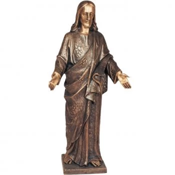 Grab Skulptur »Segnender Christus« Bronze