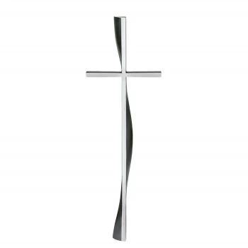 Grabkreuz »Freistehendes Kreuz Lebenlinie« Aluminium