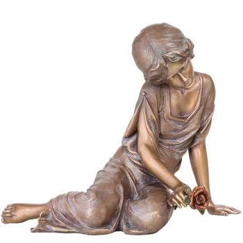 Grabskulptur »Trauernde mit Rose« Pawel Andryszewski