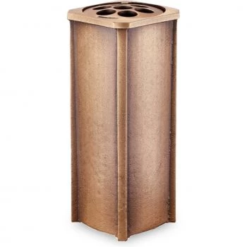 Eckige Grabvase »Pheres« Bronze
