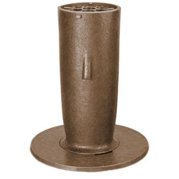 Versenkbare Grabvase »Nomo« Bronze