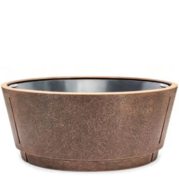 Blumenschale »Nomo, groß« Bronze