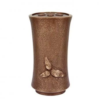 Große Wandvase »Triflor« Bronze