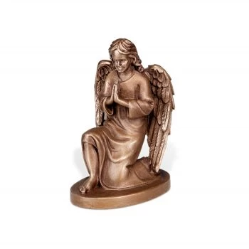 Kleine Skulptur »Knieender Engel« Bronze