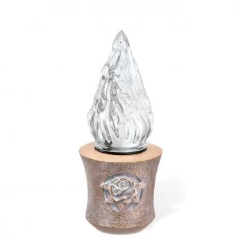 LED-Standleuchte »Rose« Bronze