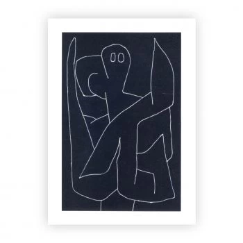 Postkarte »Wachsamer Engel« Paul Klee