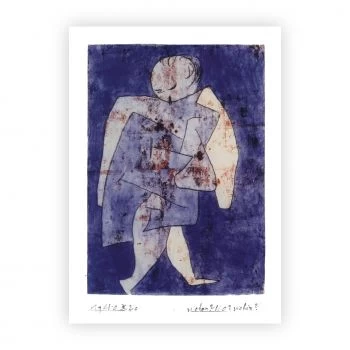 Postkarte »Woher? Wo? Wohin?« Paul Klee