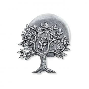 Relief »Baum vor Mond« Aluminium