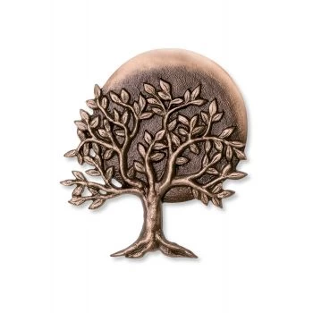 Relief »Baum vor Mond« Bronze