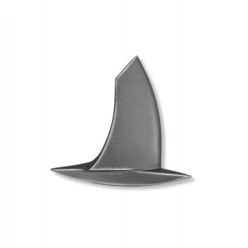 Relief »Kleines Segelboot« Aluminium