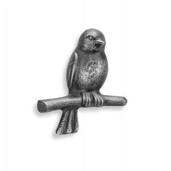 Relief »Vogel auf Ast« Aluminium