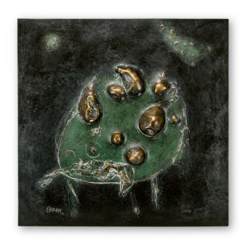 Relief »Stillleben mit Birnen« Otto Kruch