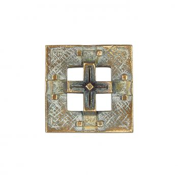 Schmuckelement »Kreuz« Bronze