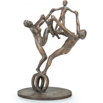 Skulptur »Familie auf Rädern« Adelbert Heil