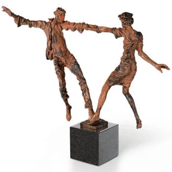 Skulptur »Liebespaarbalance« Vitali Safronov