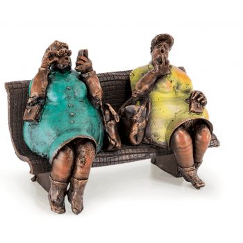 Skulptur »Nach der Promenade« Eva Roucka