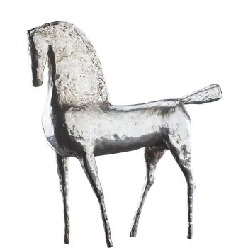 Skulptur »Silbernes Pferd« Hermann Schwahn