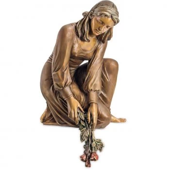 Skulptur »Trauernde mit Rose, knieend« Prof. Erwin A. Schinzel