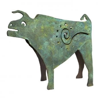 Skulptur »Ur, grün« Guido Häfner