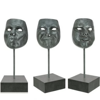 Skulpturen-Set »3 Masken« Veronika Psotková