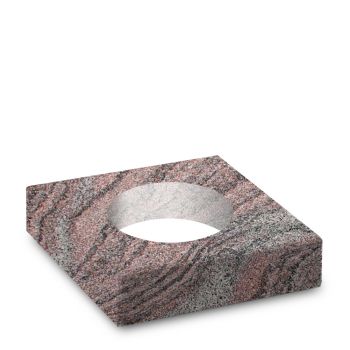 Steinsockel »Paradiso 25x25 mit Loch« Granit