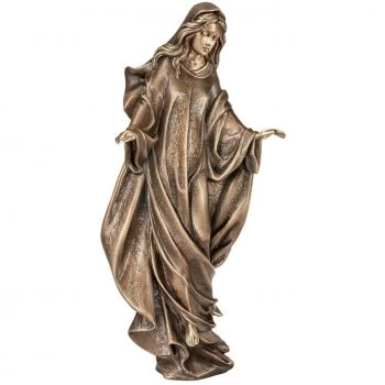 Grabfigur »Schwebende Madonna« Bronze