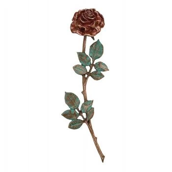 Symbol »Rose, groß« Bronze