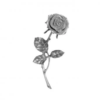 Symbol »Rose mit großer Blüte« Aluminium