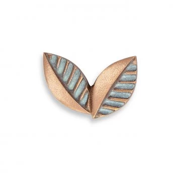 Symbol »Stilisiertes Blatt, doppelt« Bronze