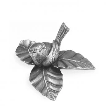 Symbol »Vogel mit Blättern« Aluminium