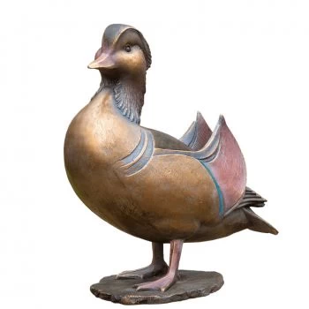 Tierskulptur »Mandarin-Erpel« Atelier Strassacker