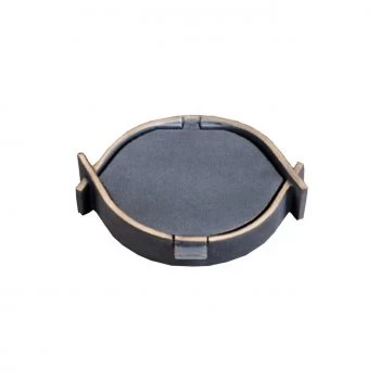 Vasenring aus Bronze »Spiro« mit Deckel