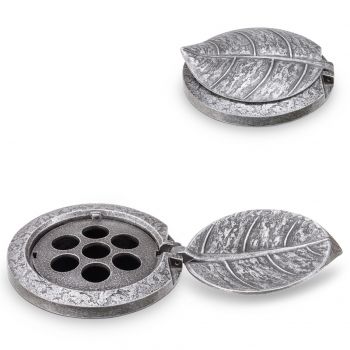 Vasenring mit Deckel »Toflor« Alu
