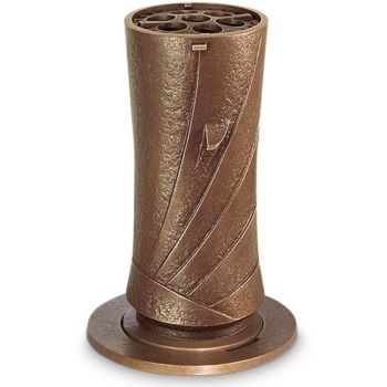 Versenkbare Grabvase »Ventura« Bronze
