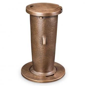 Versenkvase mit Deckel »Nomo« Bronze