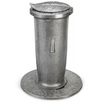 Versenkvase mit Deckel »Toflor« Aluguß