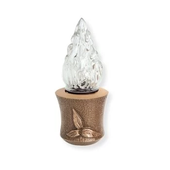 Wandlampe mit LED-Kerze »Floris, klein« Bronze