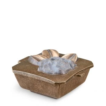 Weihwasserkessel »Blüte« Bronze