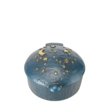 Weihwasserkessel »Nacht, blau« Bronze
