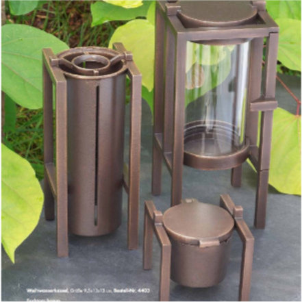 Atelier Binder Grabschmuck Tendai Bronze