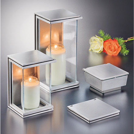 Strassacker Grabschmuck Cobo Edelstahl