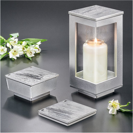 Strassacker Grabschmuck Eos Edelstahl