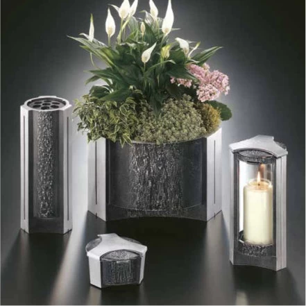 Grabschmuck-Garnitur Bondo Aluminium