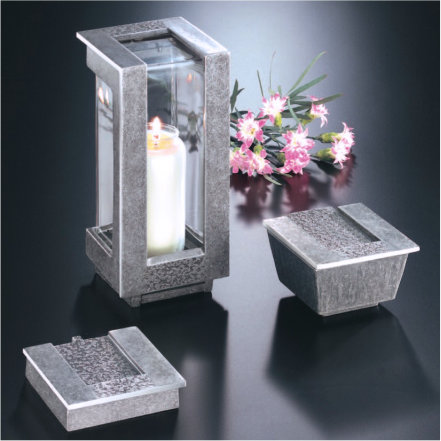Strassacker Grabschmuck Modo Aluminium