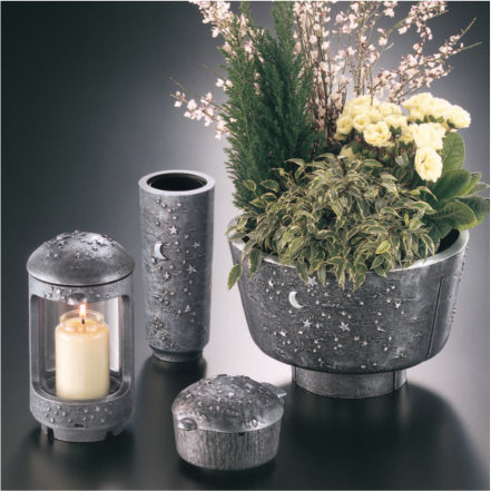 Strassacker Grabschmuck Nacht Aluminium