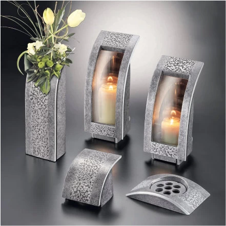 Grabschmuck-Garnitur Bondo Aluminium