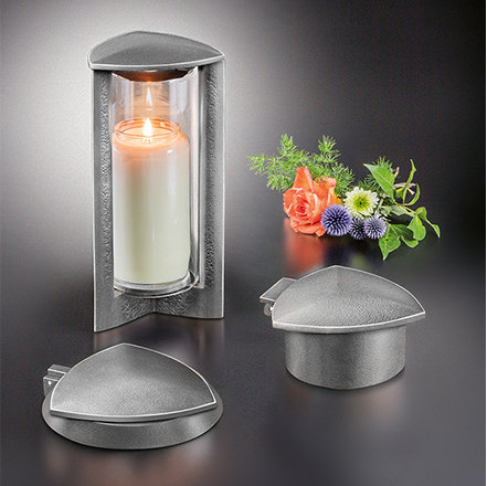 Strassacker Grabschmuck Triso Aluminium